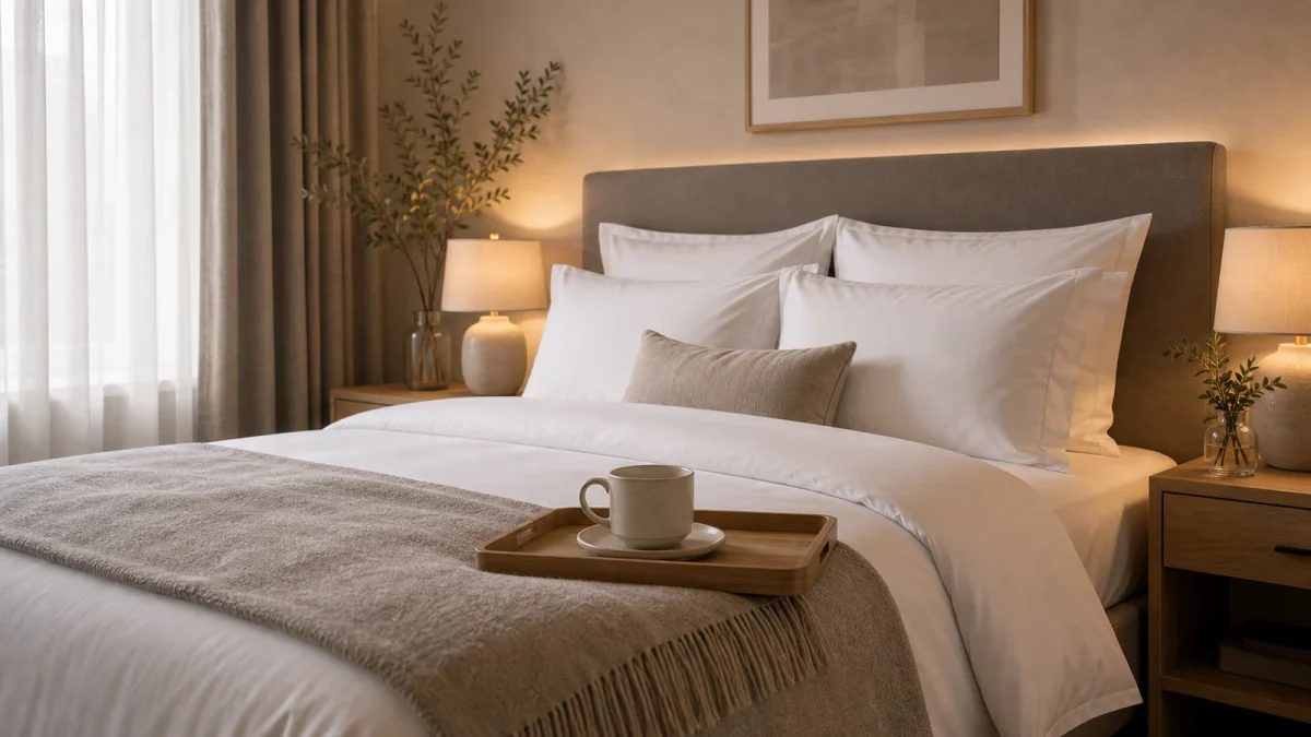 Guides literie d’hôtel : matelas, oreiller, couette, prix